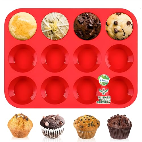 12 - Cup Silicone Muffin Pan