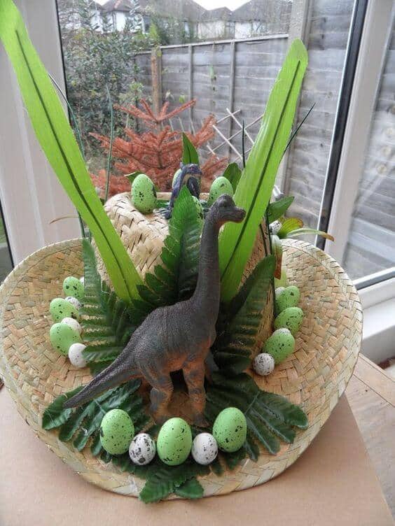 Dinosaur easter hat