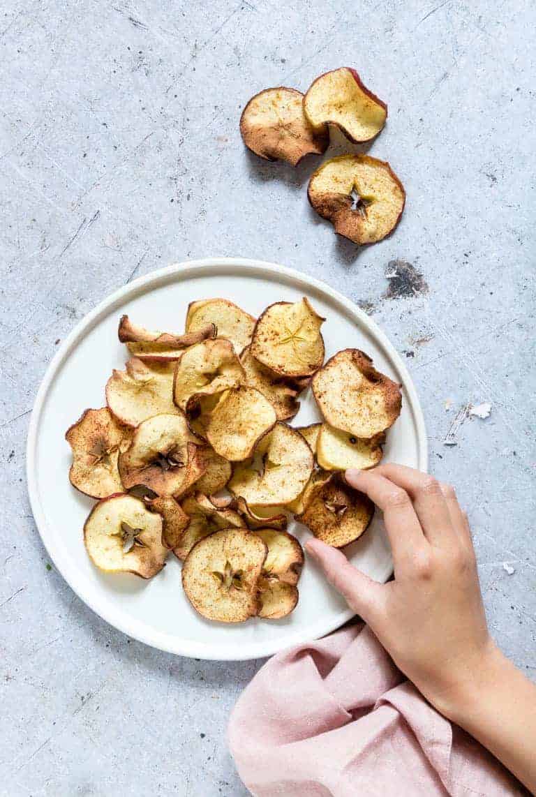 air fryer apple chips