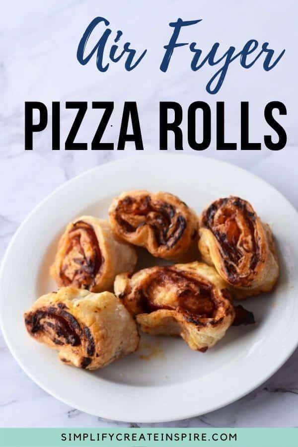 air fryer pizza rolls puff pastry