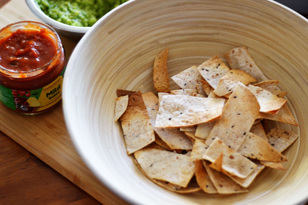 Tortilla chips in the air fryer