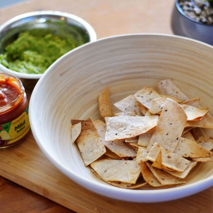 Air fryer tortilla chips