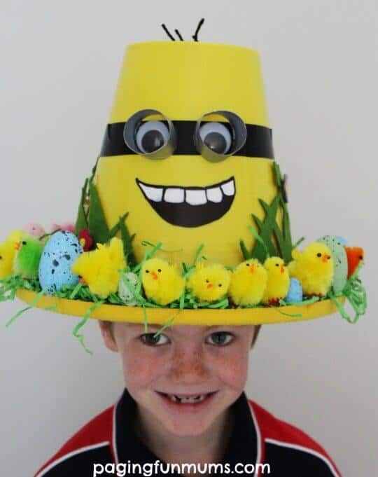 Minions easter bonnet