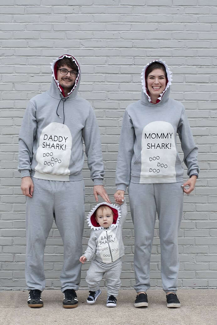 baby shark family costume