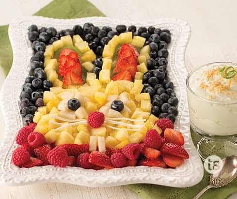 bunny fruit platter