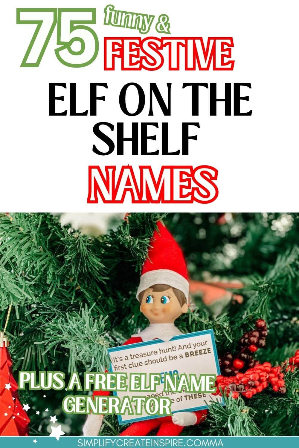 elf on the shelf name ideas