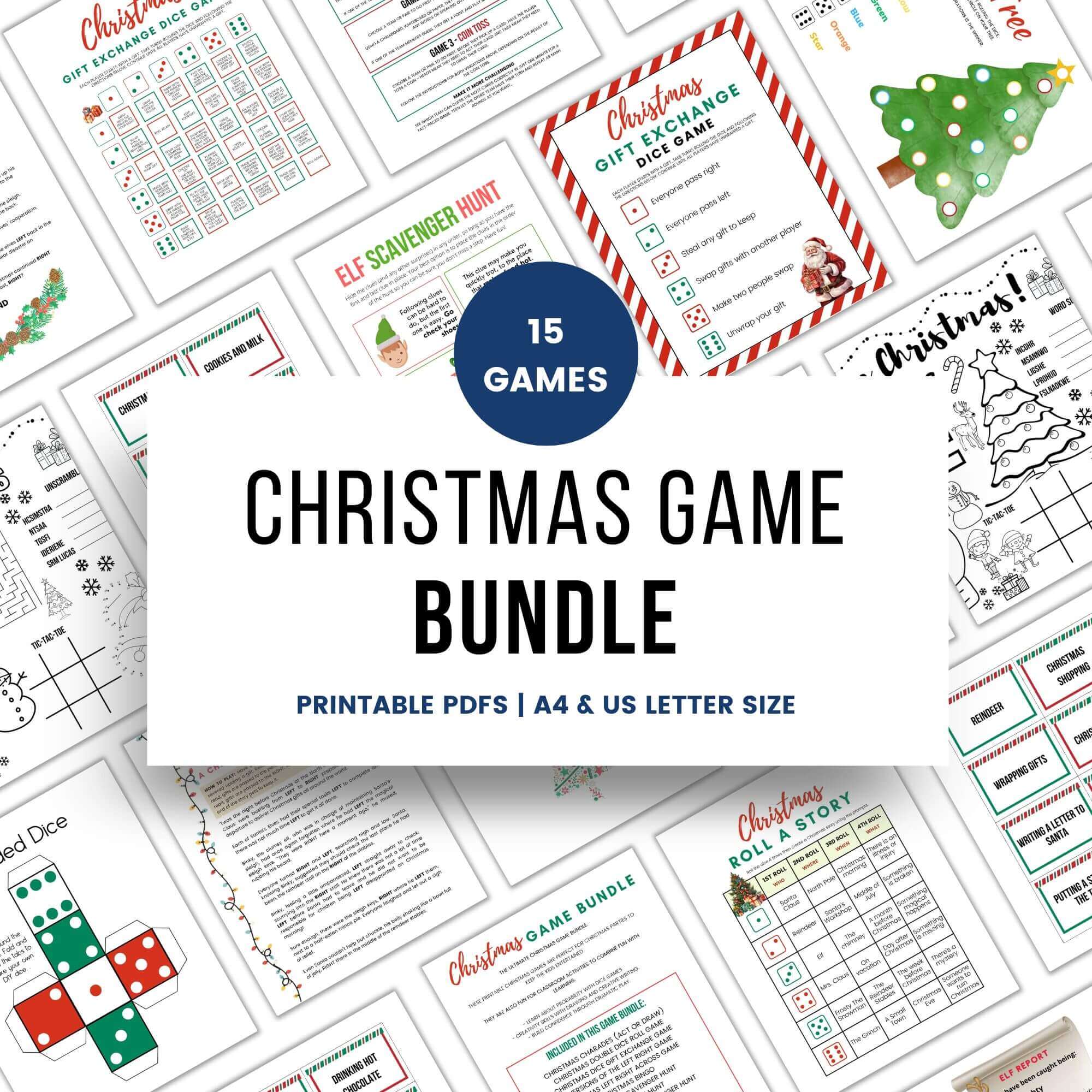 Christmas game bundle shop banner. 