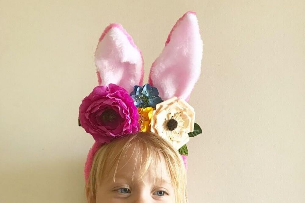 DIY Floral easter headband