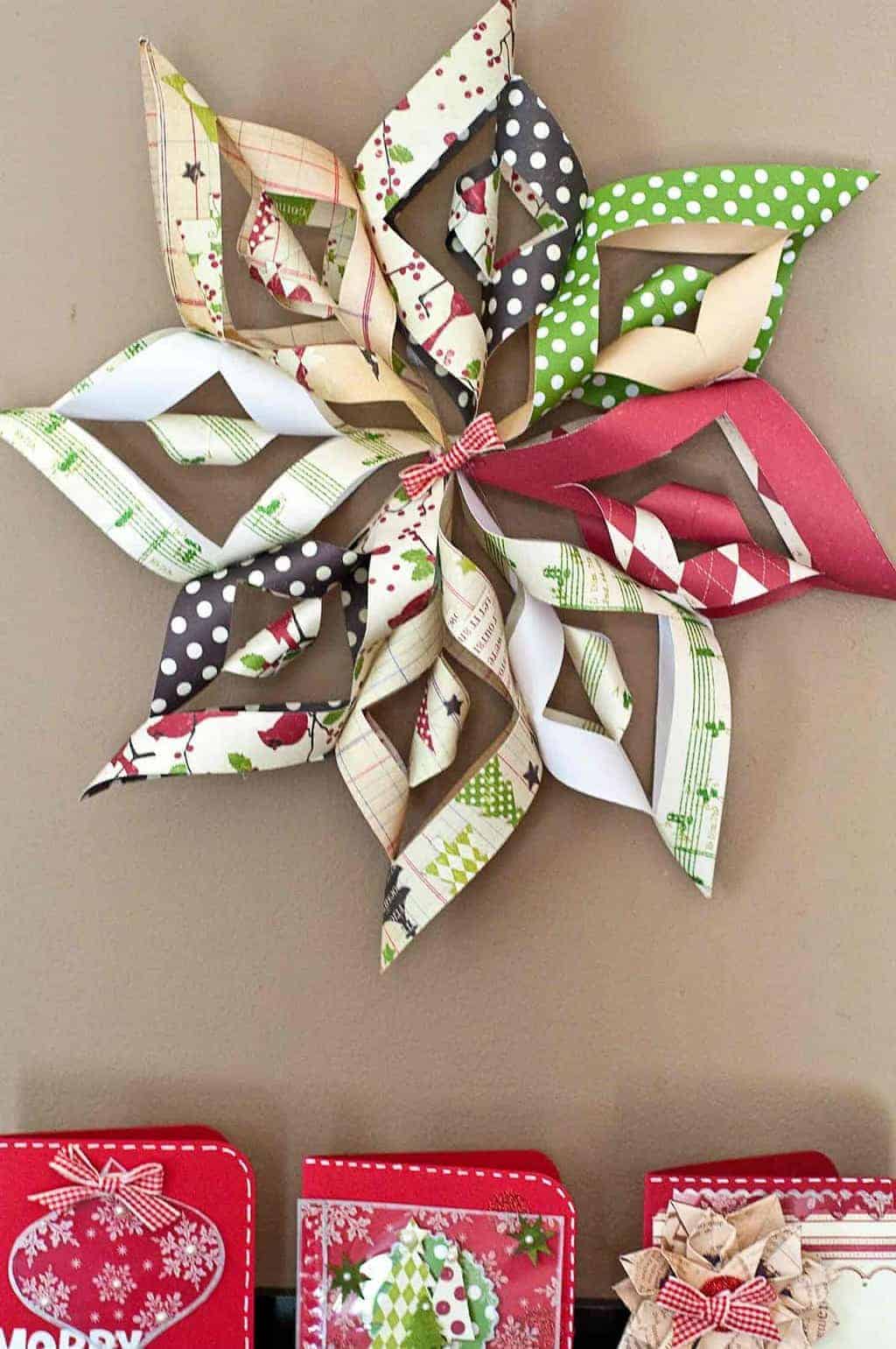 DIY Paper christmas decoration