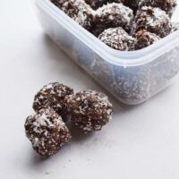 coconut cacao protein balls