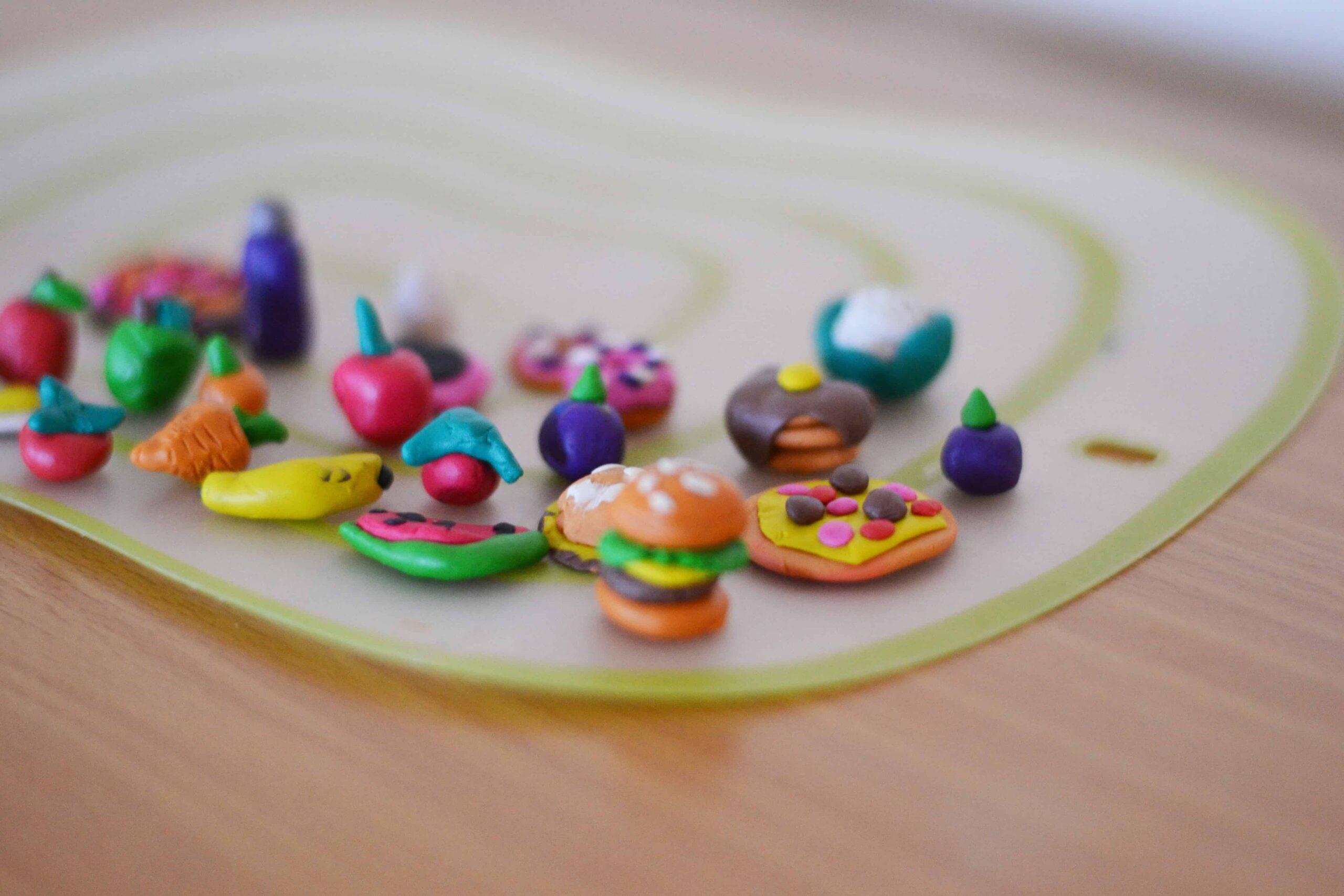 Creating clay miniatures- Fun kids craft ideas