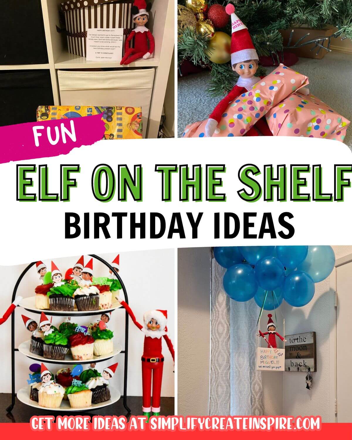 elf on the shelf birthday ideas.