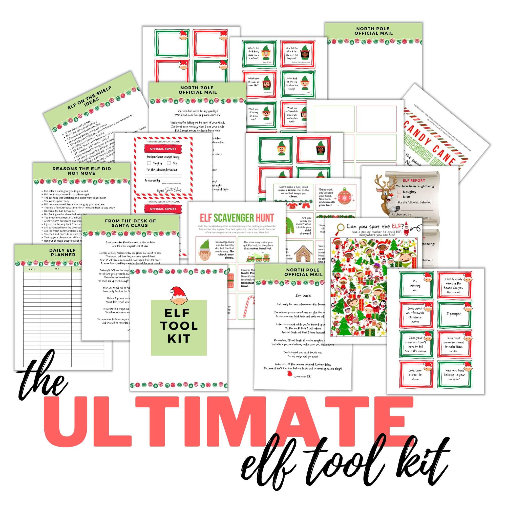 Elf on the shelf tool kit