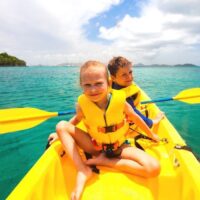 kids kayaking