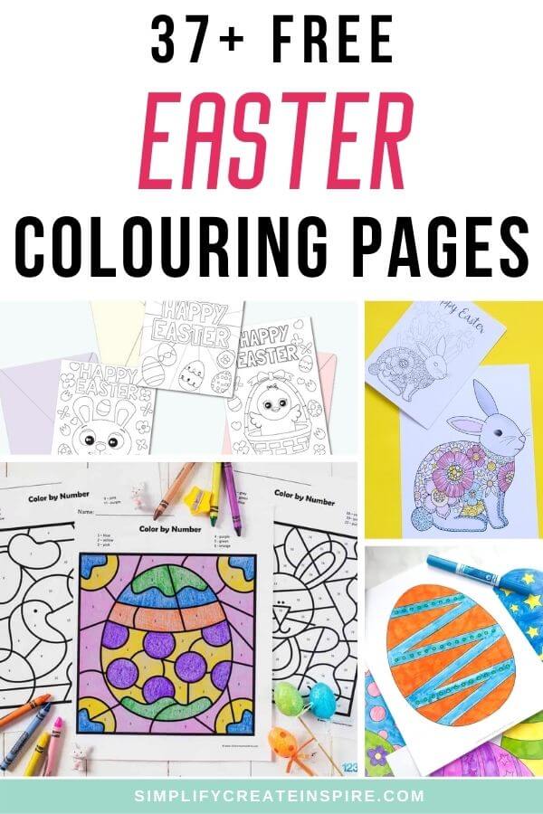 free pirntable easter colouring pages