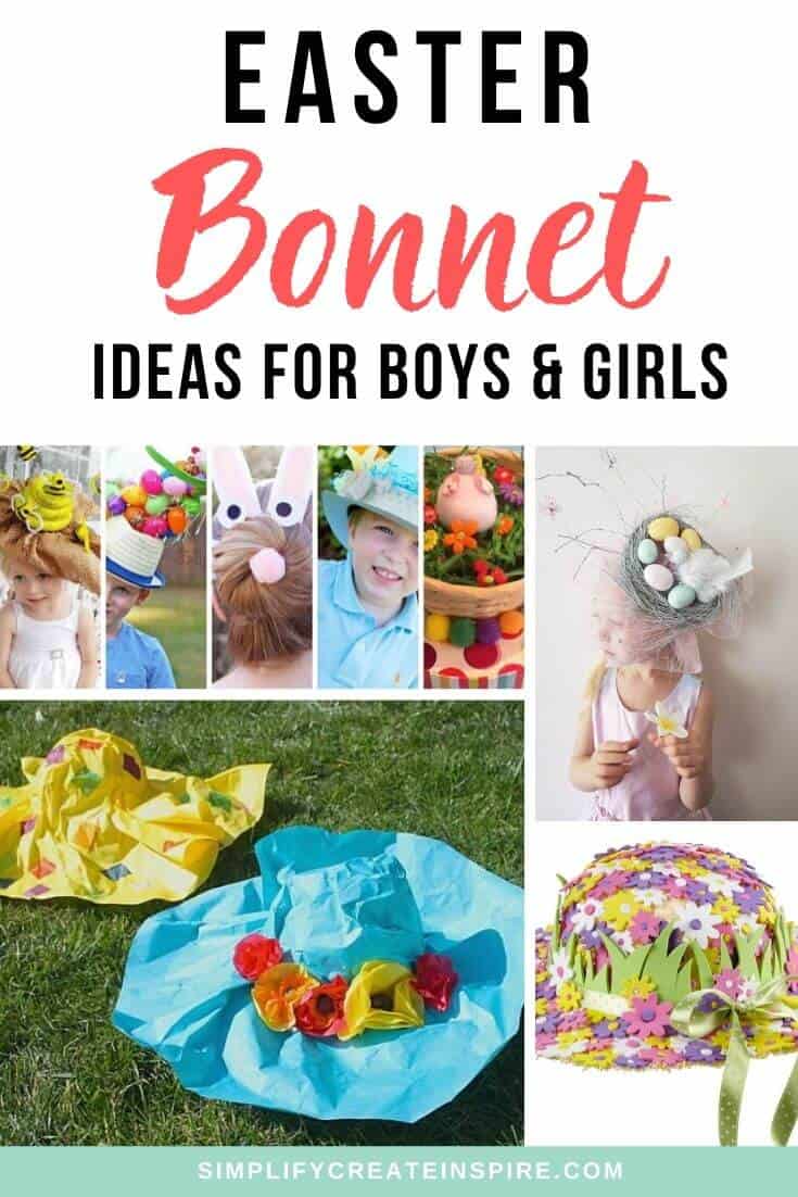 Easy Easter Bonnet ideas for boys and girls