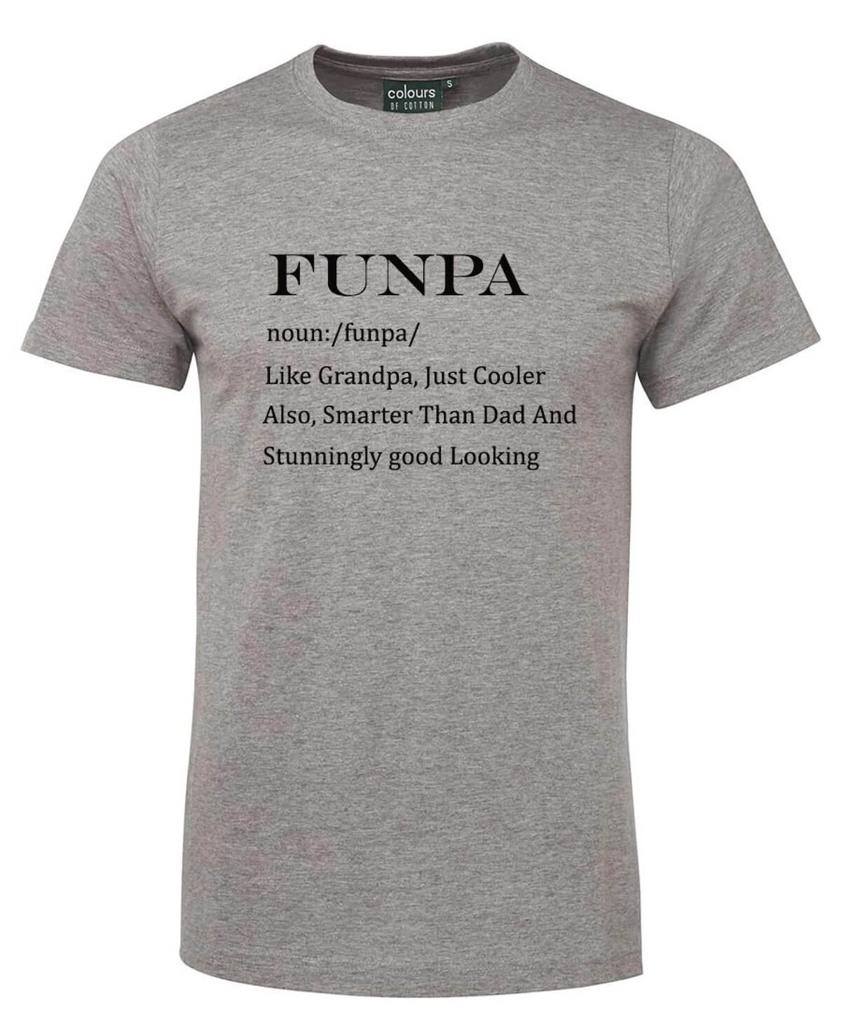 funpa novelty grandfather tshirt gift