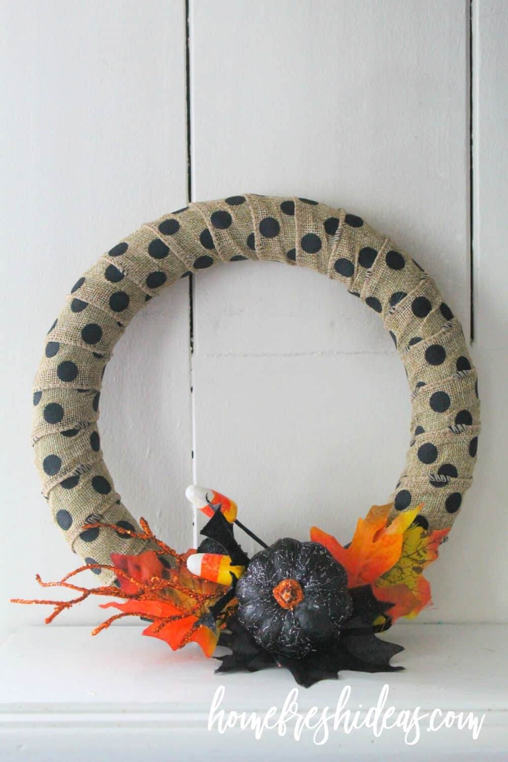 burlap wreath