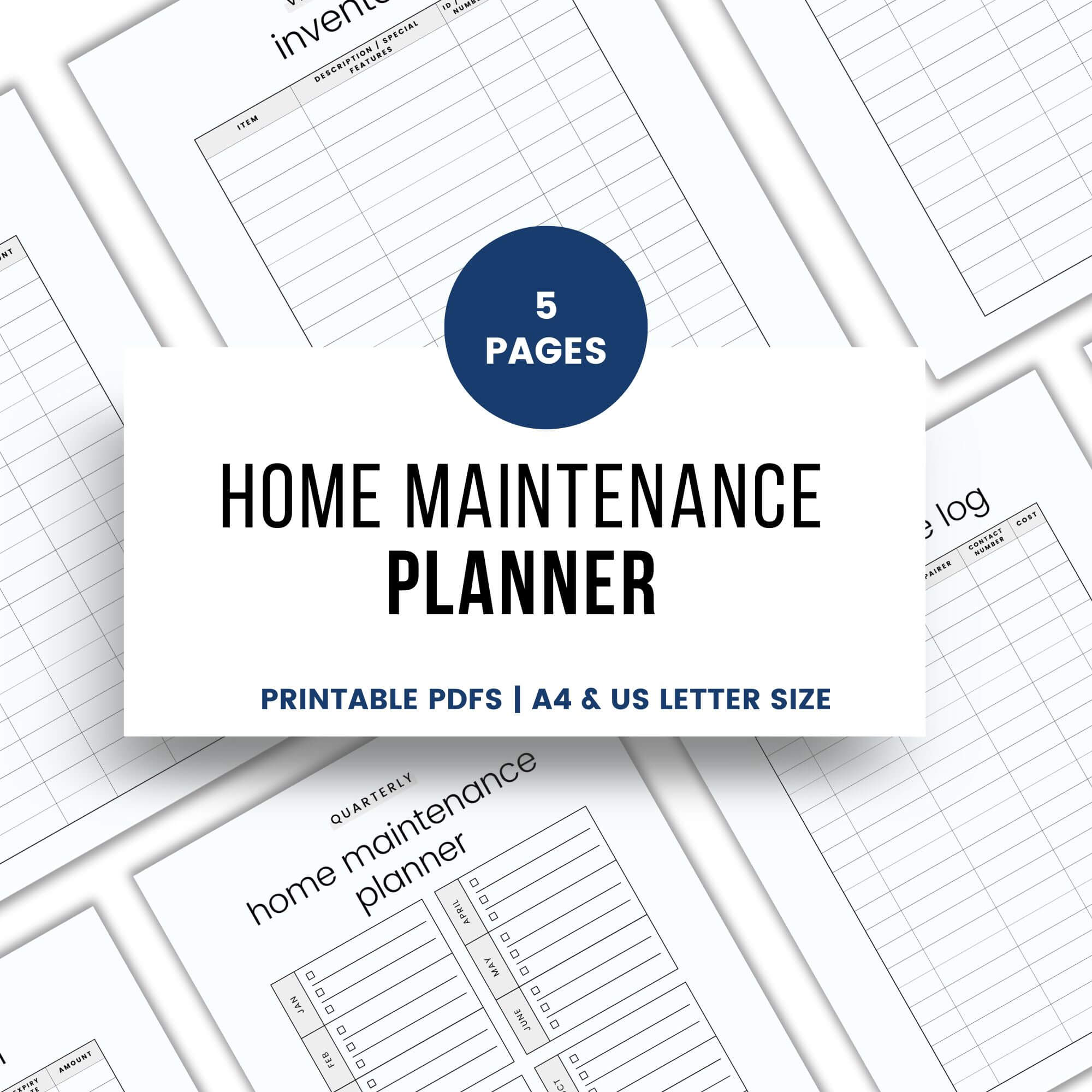 home maintenance planner