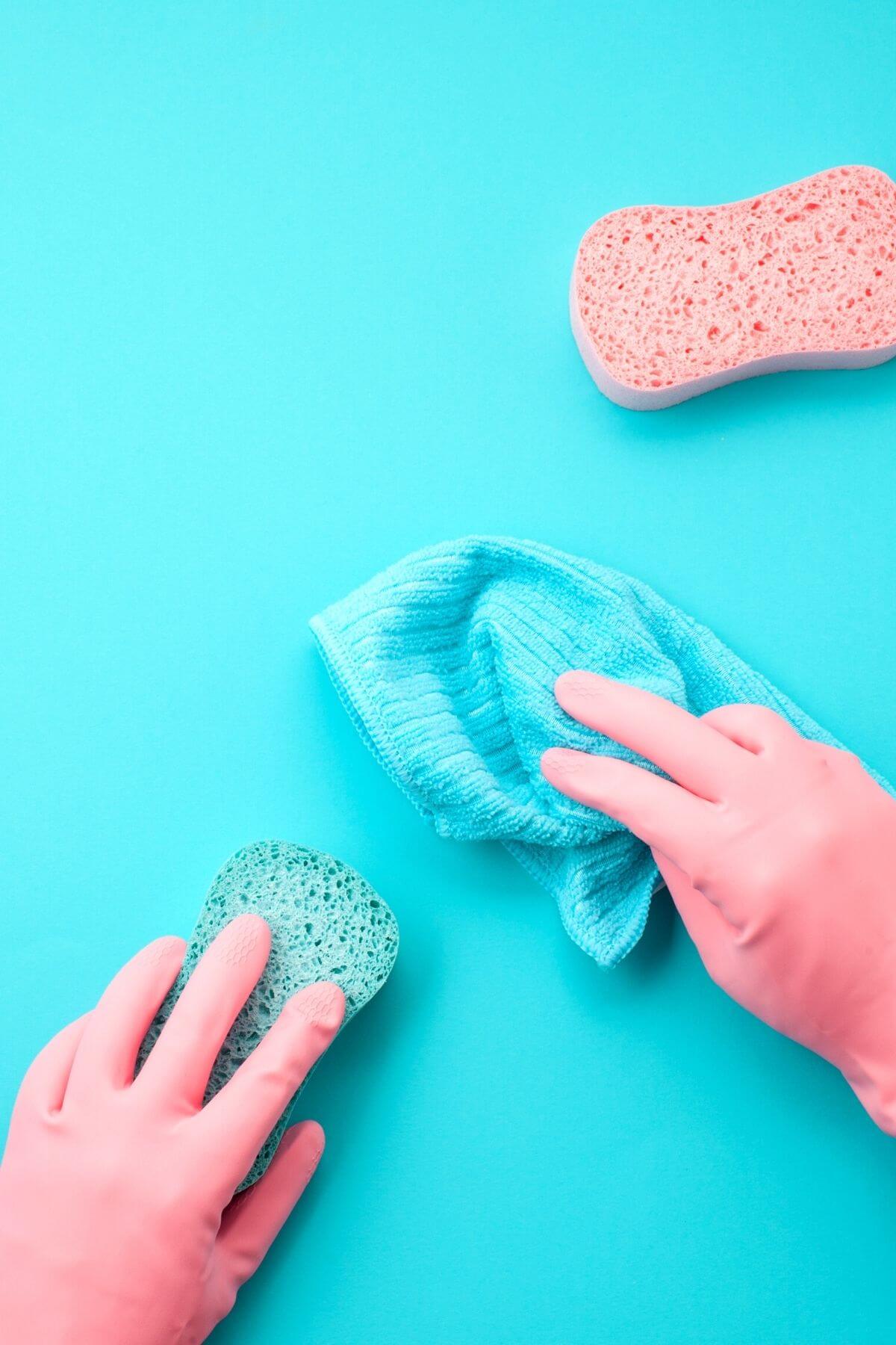 household cleaning sponges you're forgetting to replace