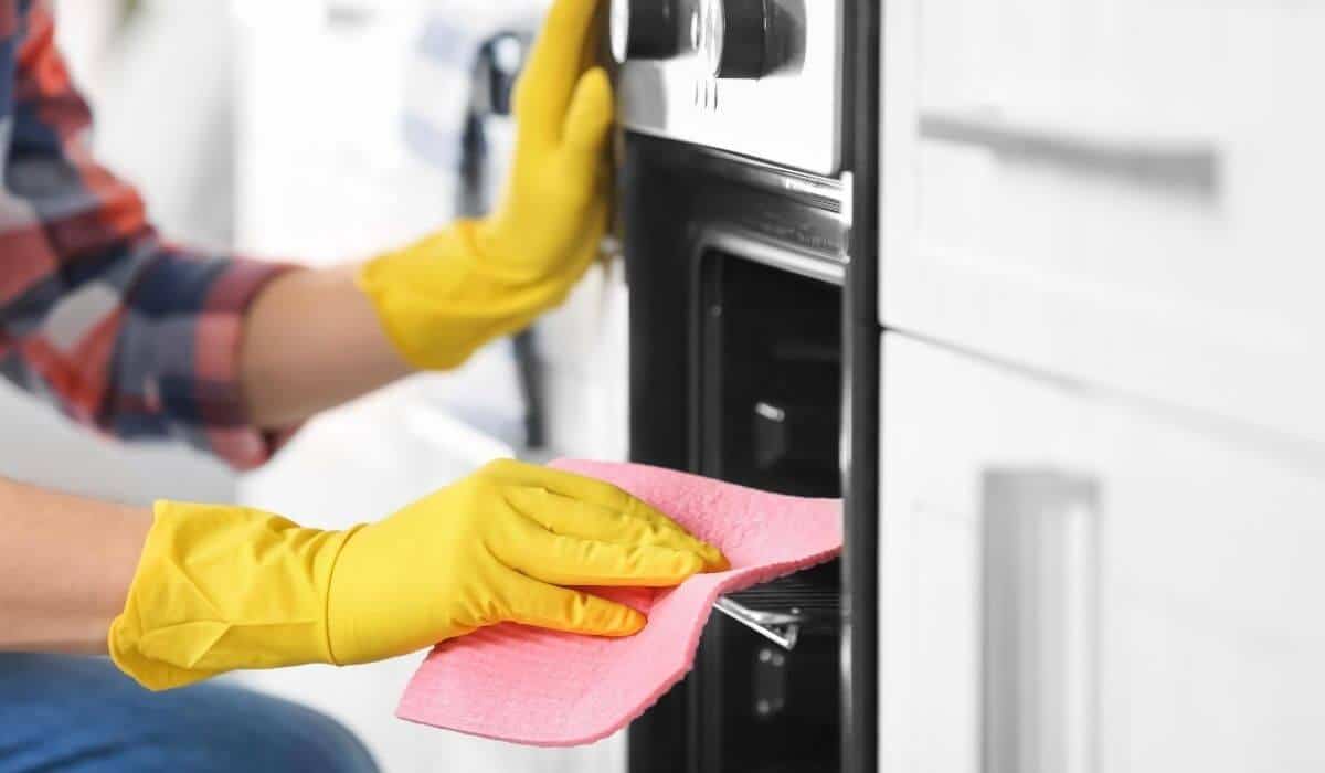 how to deep clean oven