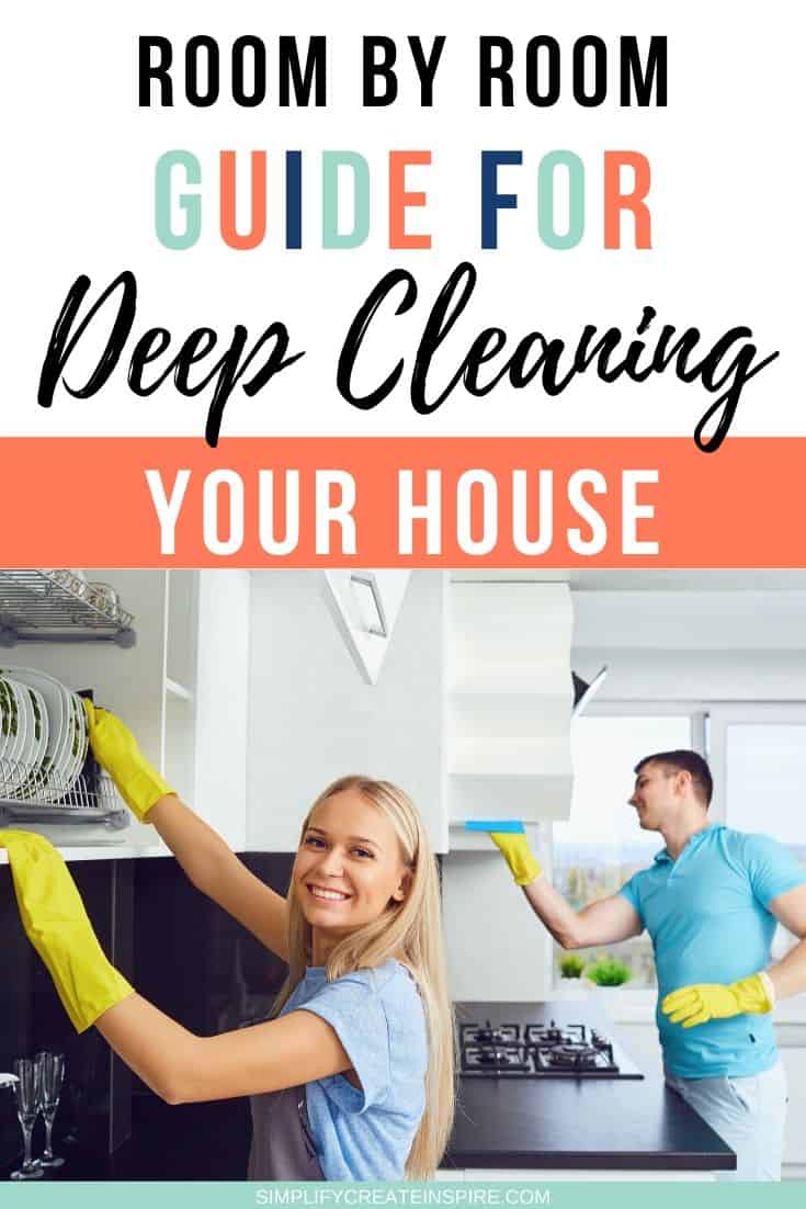 how to deep clean your house room by room checklist (2)