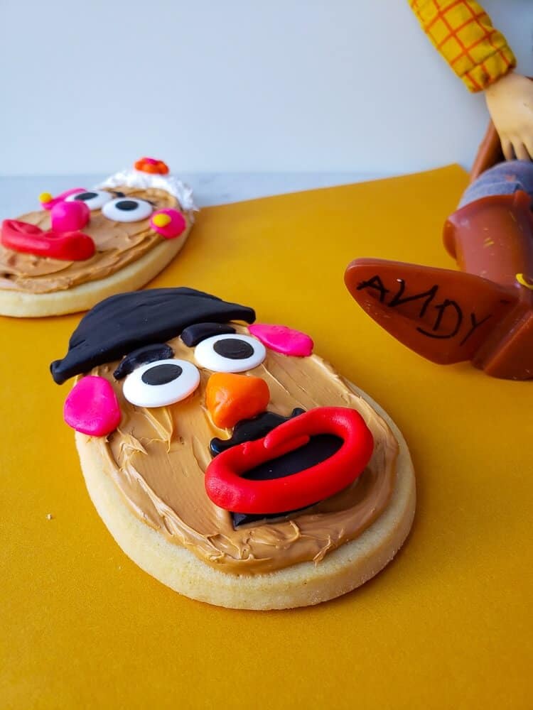Mr & Mrs Potatohead cookies