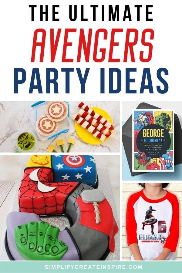 marvel avengers birthday party