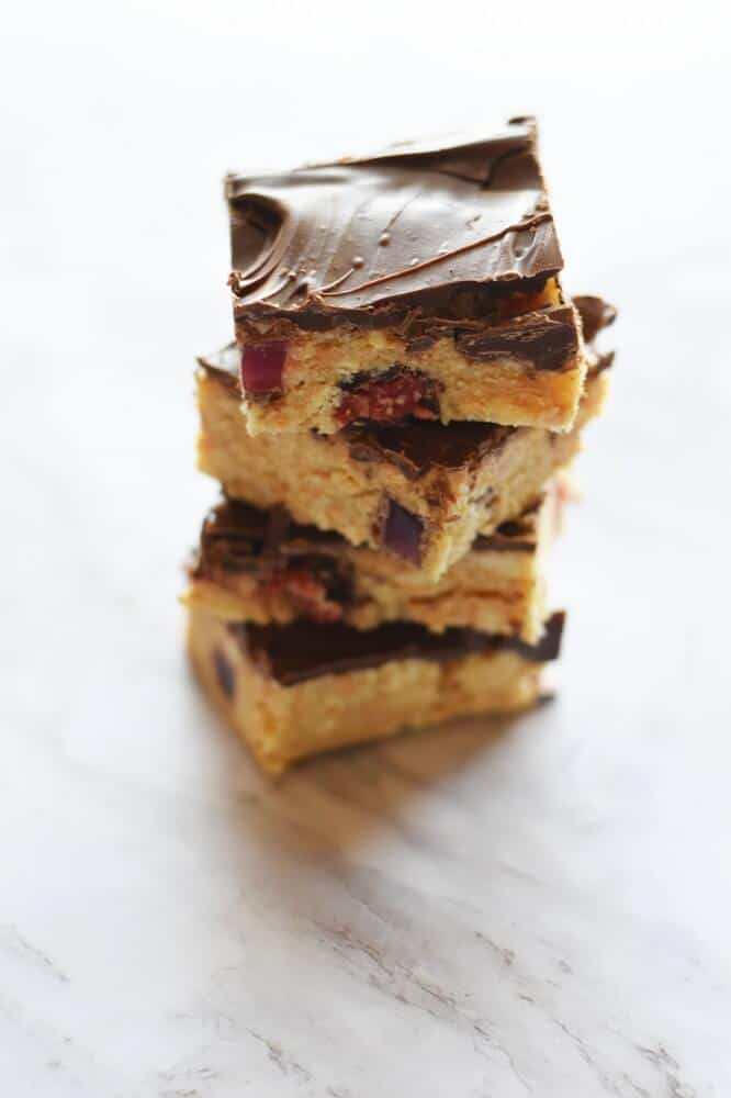 no bake Turkish delight slice