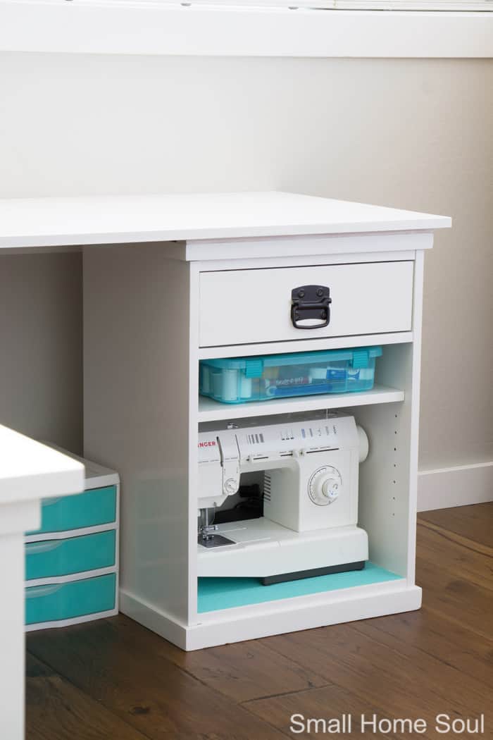 sewing machine storage