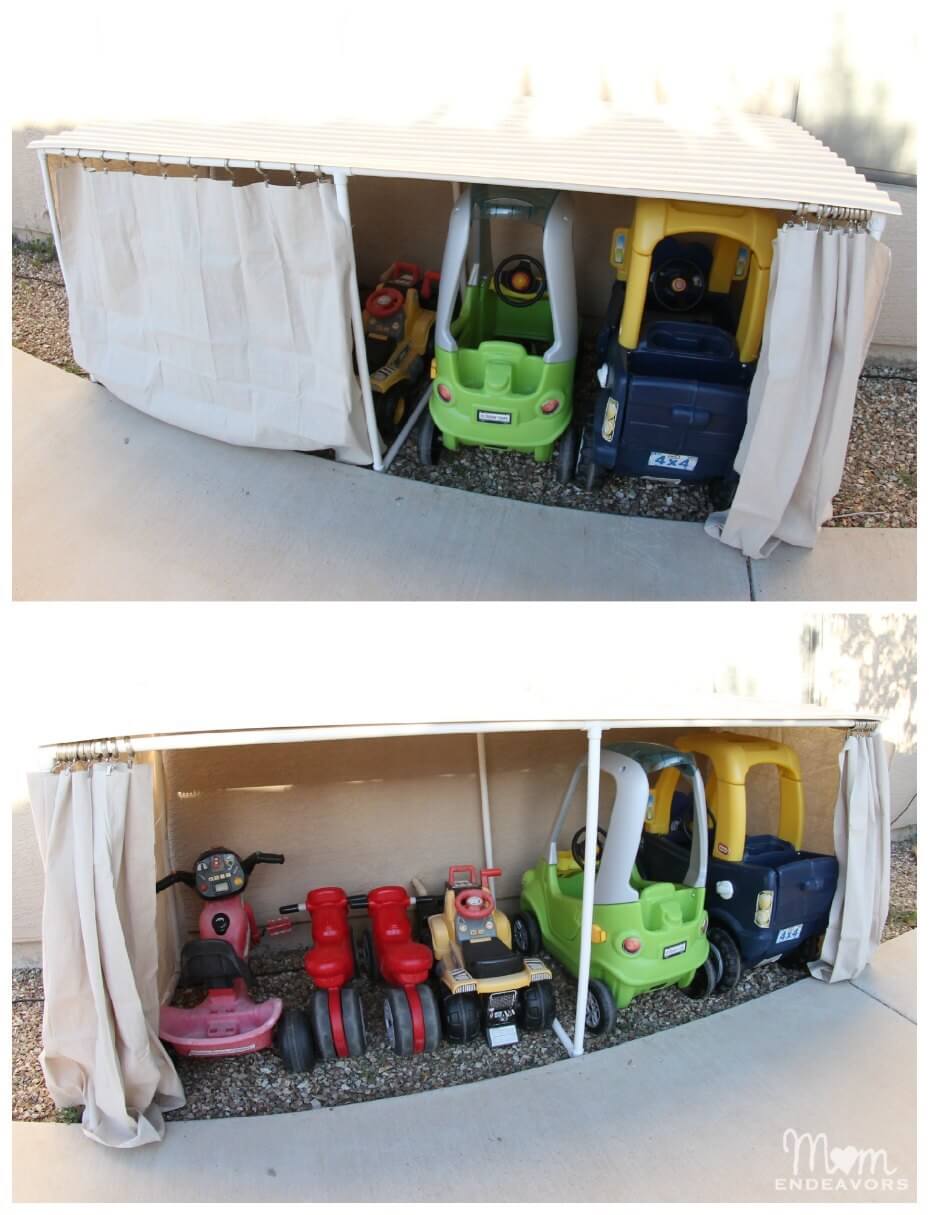 diy toy parking garage