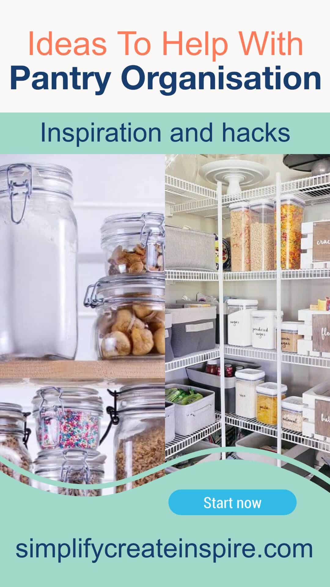 Pantry organisation ideas and hacks