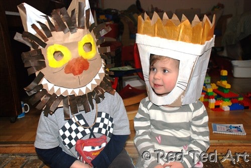 Where the wild things are costume from paper bag