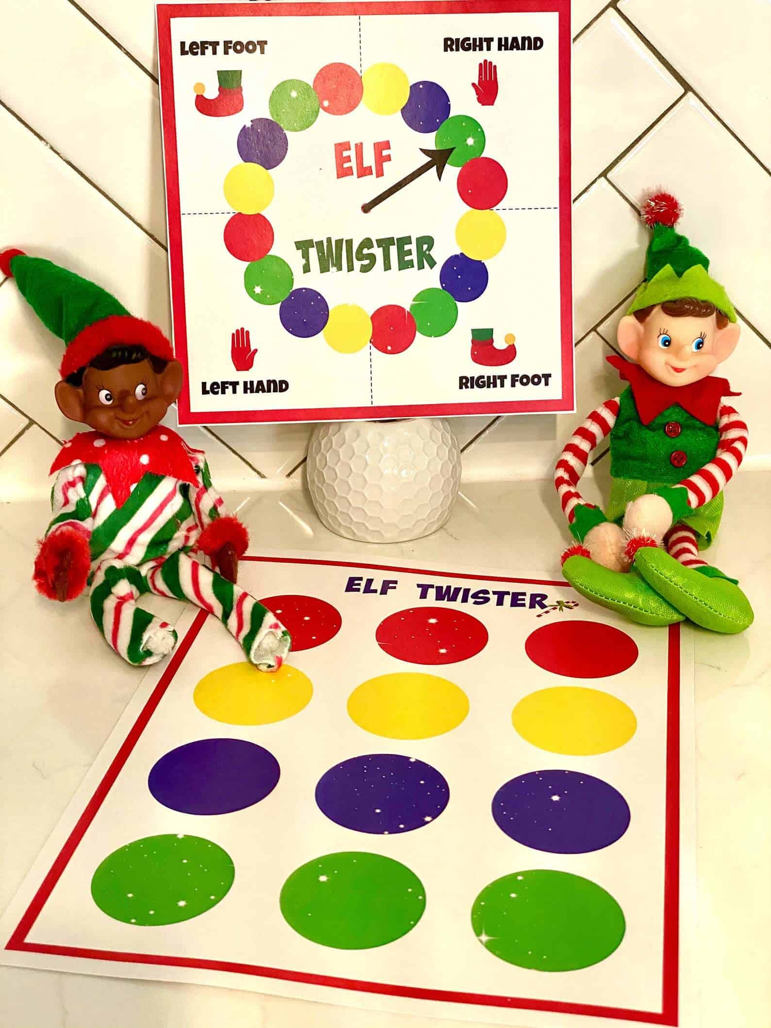 printable elf games