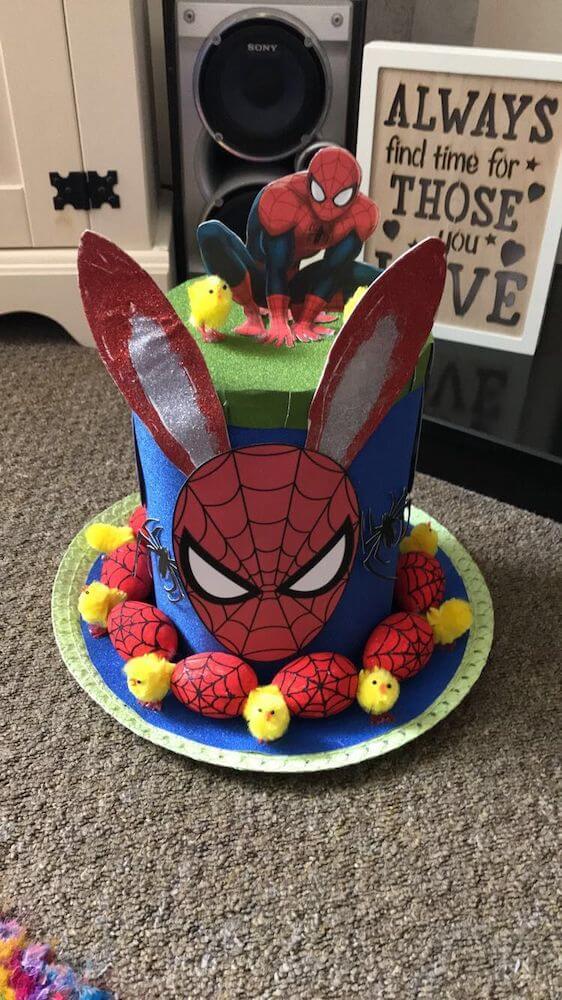 spiderman easter bonnet