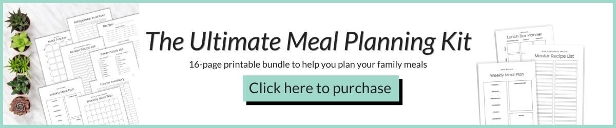 ultimate meal planner banner.