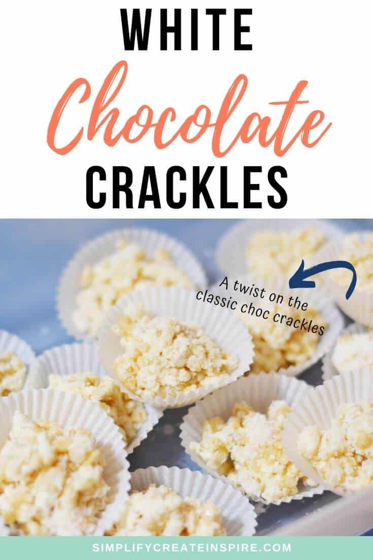 White chocolate crackles