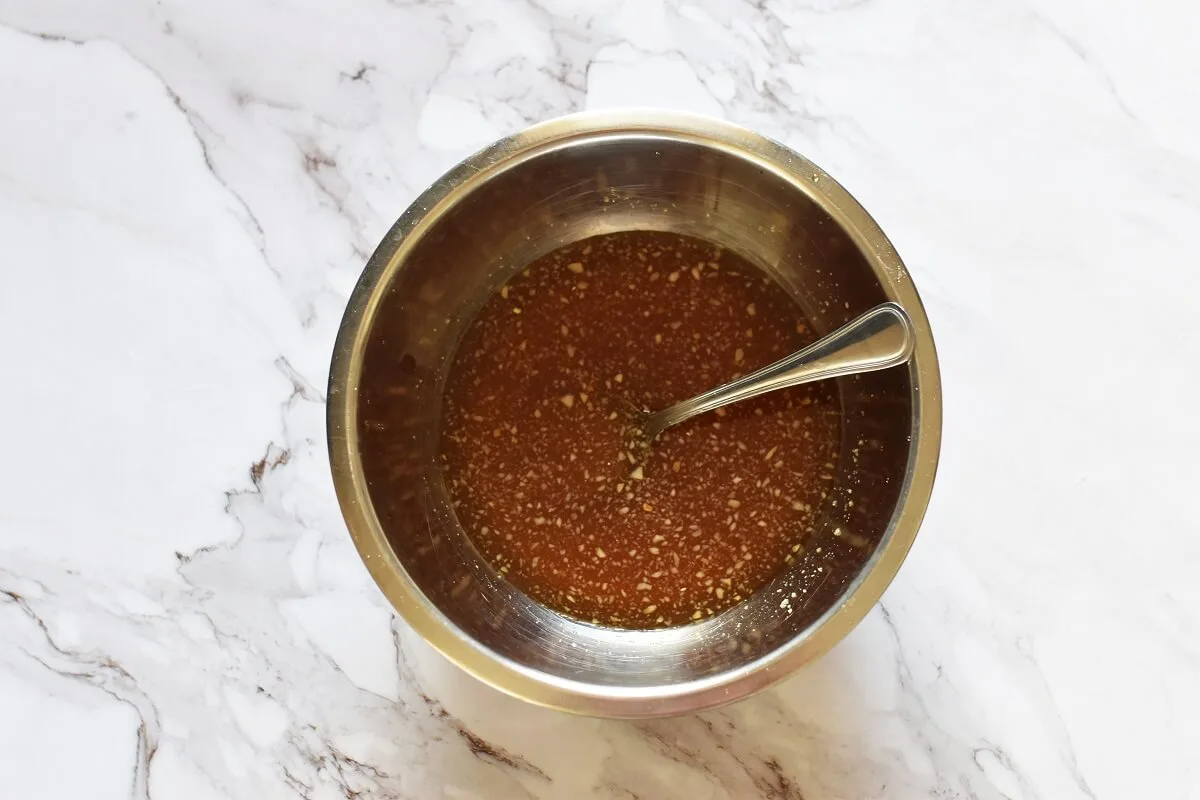 Marinade in a bowl