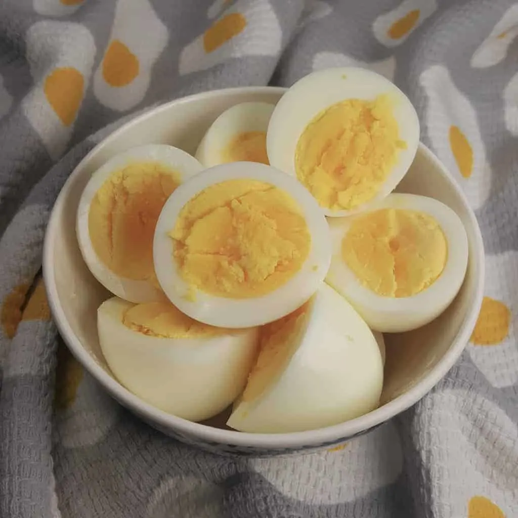 Air fryer hard cooked eggs