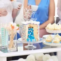 baby gender reveal cake