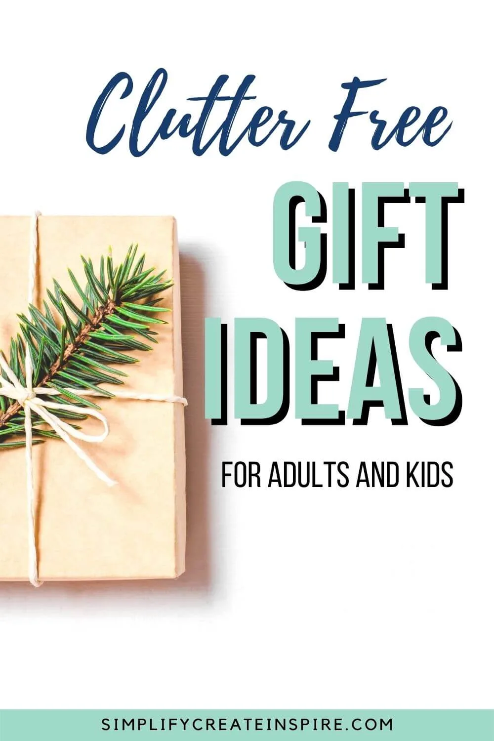 clutter free gift ideas