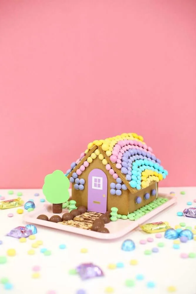 Easter gingerbread house