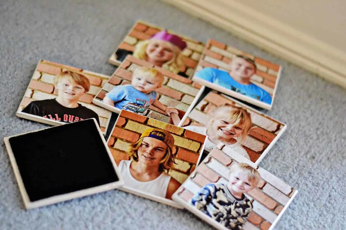 DIy photo coasters