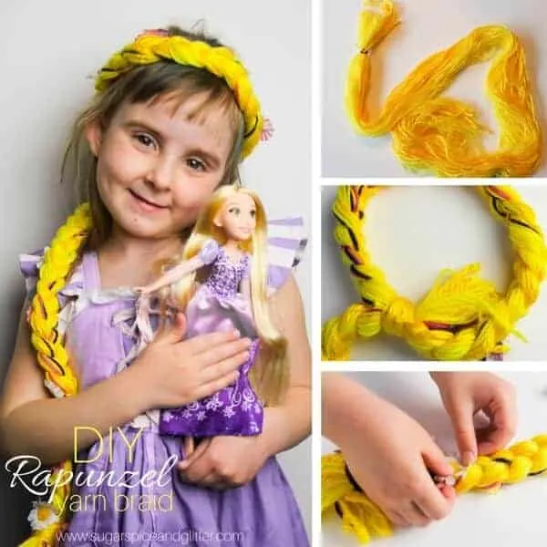 Rapunzel hair diy