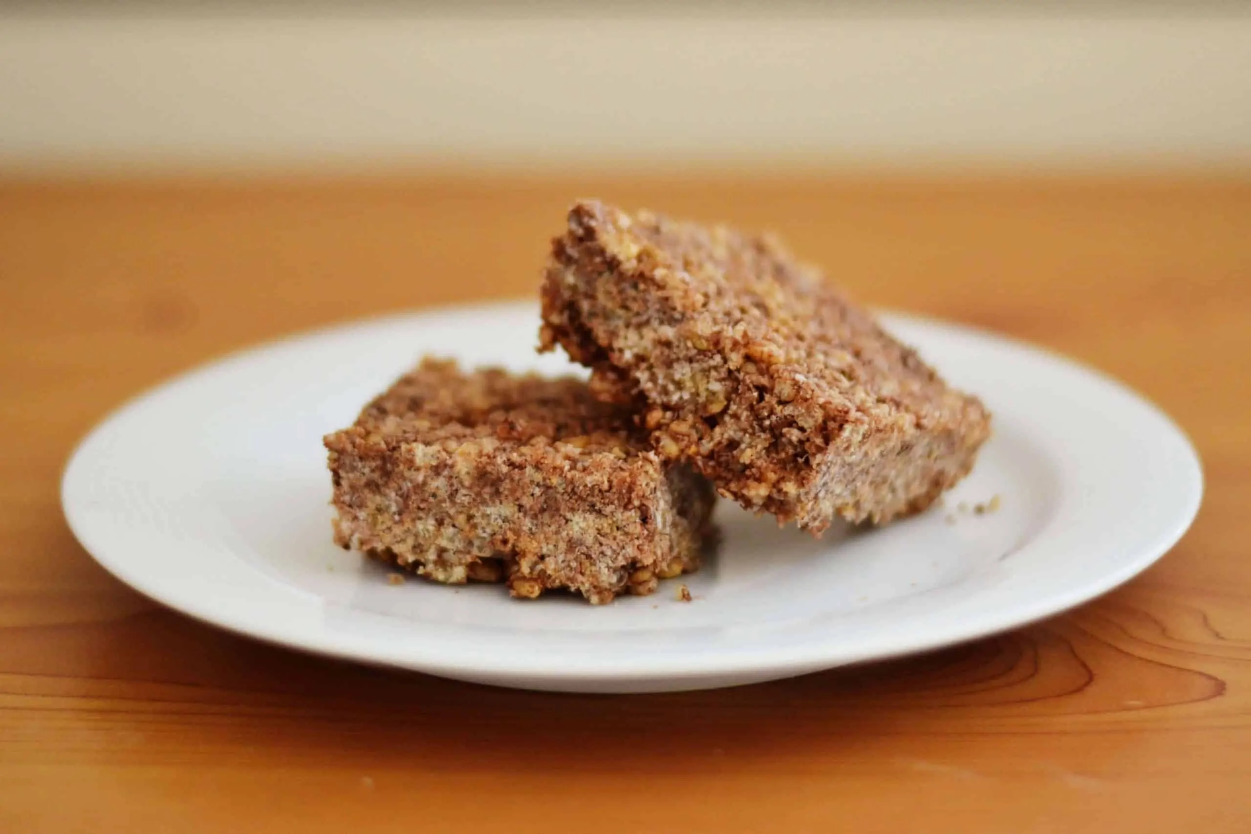 Healthy rice bubble slice after school snack