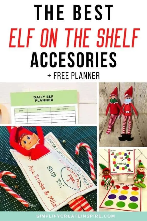 free elf on the shelf planner accessories