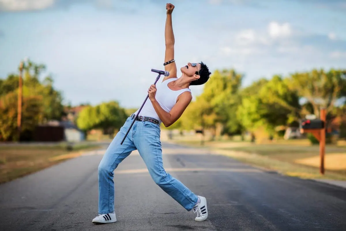 DIY freddie mercury costume