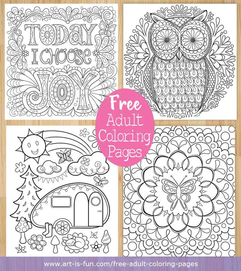 Adult coloring pages