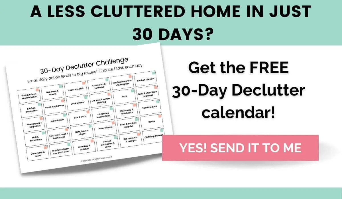 free 30 day declutter challenge