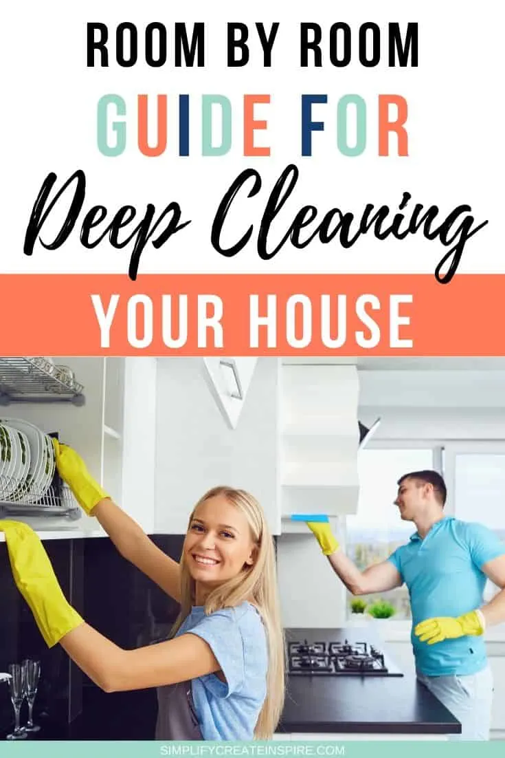 how to deep clean your house room by room checklist (2)